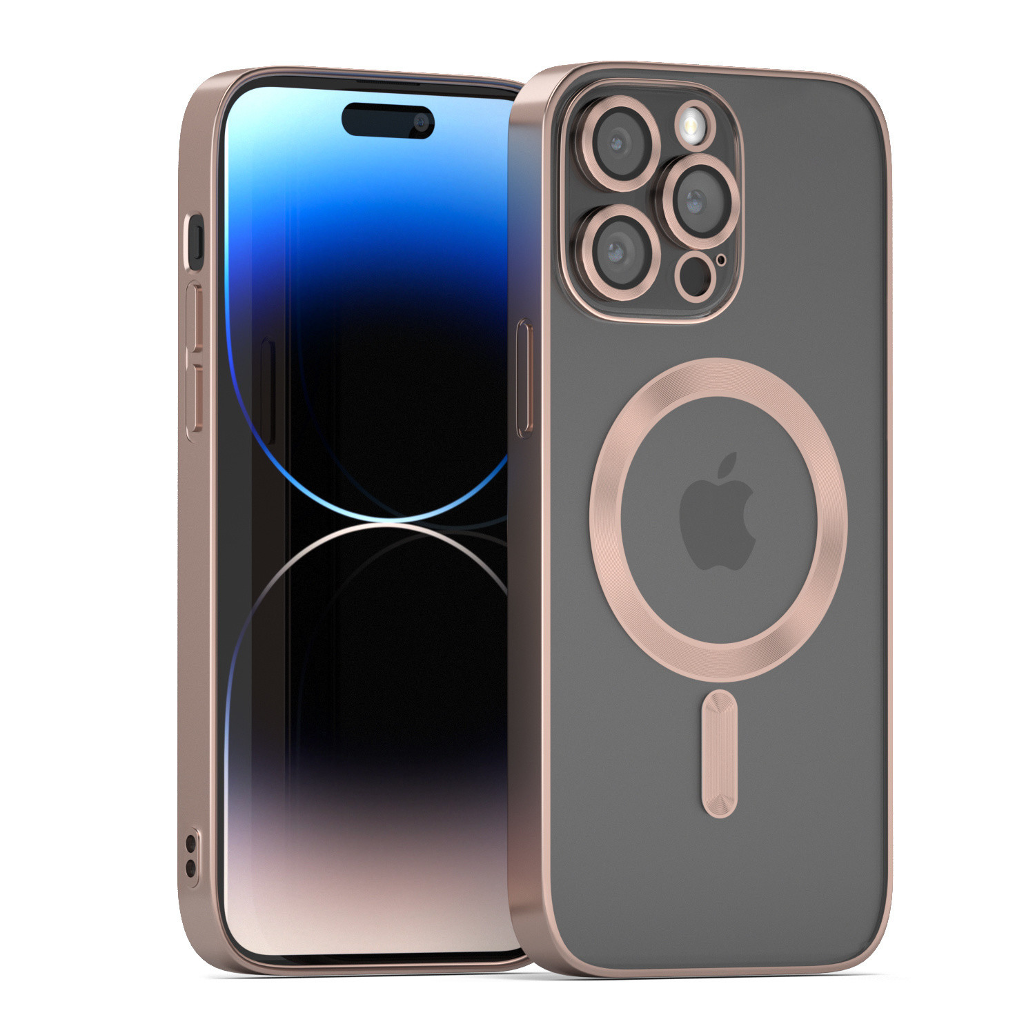 Coque couleur avec protection caméra pour iPhone 13 Pro