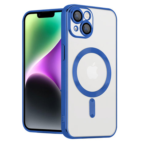 Coverzs Coverzs Coque MagSafe avec cache de caméra iPhone 14 (bleu) Coverzs Coverzs Coque MagSafe avec cache de caméra iPhone 14 (bleu)