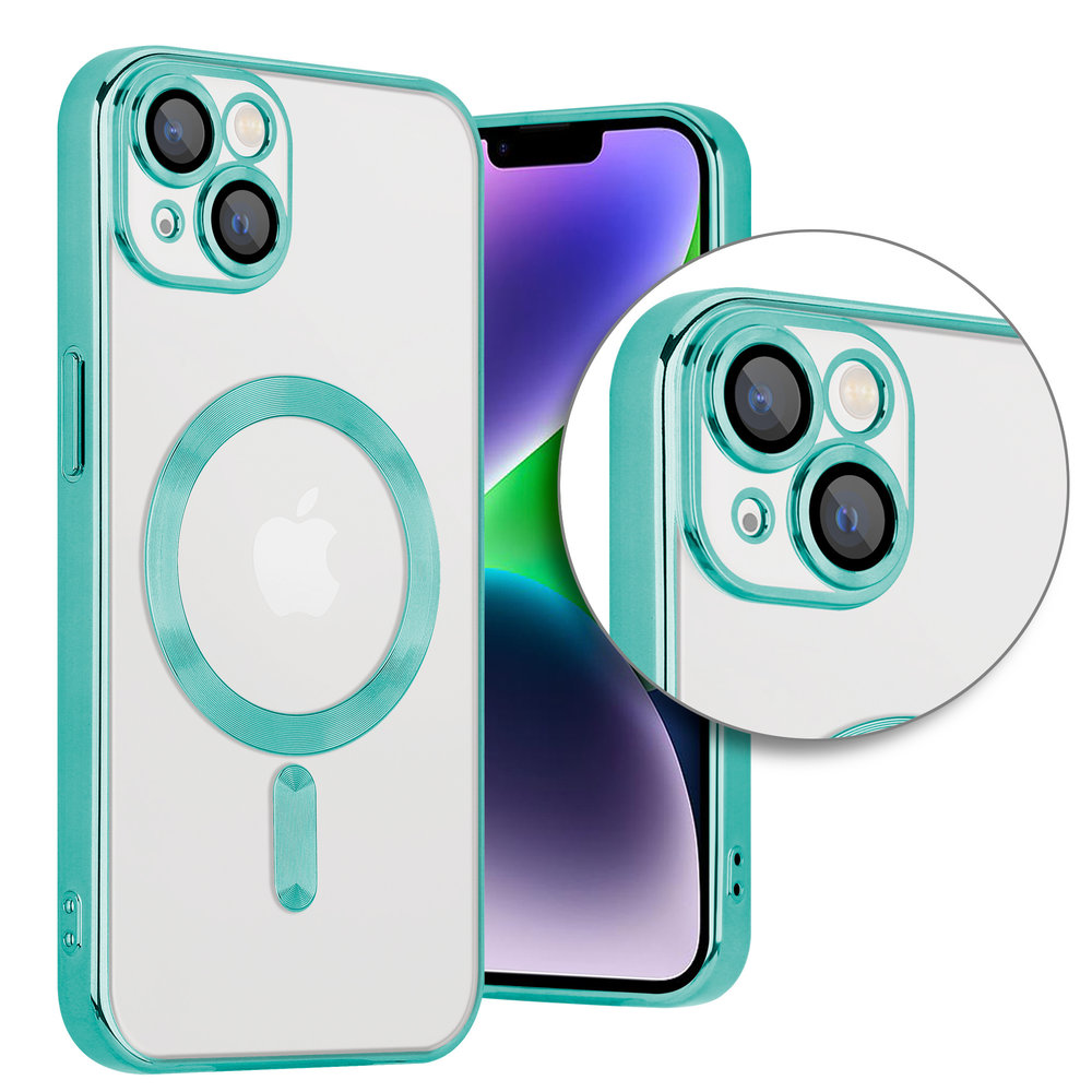 Coverzs Coverzs Coque MagSafe avec cache de caméra iPhone 14 Plus (vert) Coverzs Coverzs Coque MagSafe avec cache de caméra iPhone 14 Plus (vert)