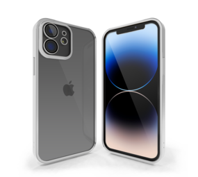 Coverzs Coque clair doux avec cache de caméra iPhone 12 (argent) Coverzs Coque clair doux avec cache de caméra iPhone 12 (argent)