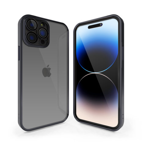 Coverzs Coverzs Coque clair doux avec cache de caméra iPhone 13 Pro (noir) Coverzs Coverzs Coque clair doux avec cache de caméra iPhone 13 Pro (noir)