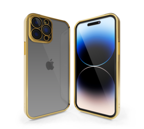 Coverzs Coque clair doux avec cache de caméra iPhone 13 Pro (or) Coverzs Coque clair doux avec cache de caméra iPhone 13 Pro (or)