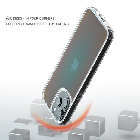 Coverzs Coverzs Coque transparent et dégradé de colours iPhone 12 Pro Max (vert) Coverzs Coverzs Coque transparent et dégradé de colours iPhone 12 Pro Max (vert)