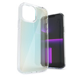 Coverzs Coque transparent et dégradé de colours iPhone 13 (vert)
