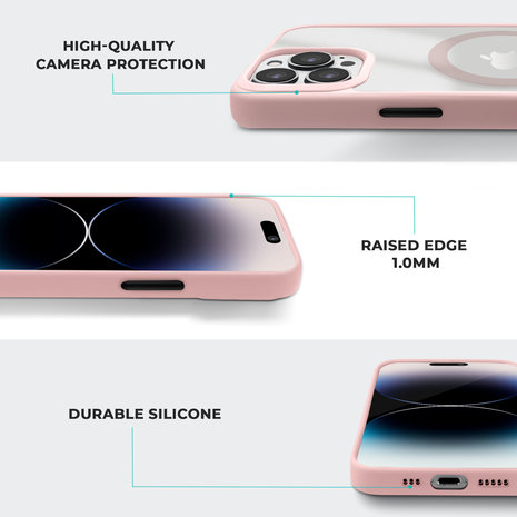 Coverzs Coverzs Coque MagSafe mate iPhone 12 Pro Max (rose) Coverzs Coverzs Coque MagSafe mate iPhone 12 Pro Max (rose)