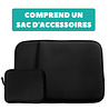 Coverzs Coverzs Housse pour l'ordinateur portable 15.6 pouces + pochette supplémentaire Coverzs Coverzs Housse pour l'ordinateur portable 15.6 pouces + pochette supplémentaire