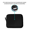 Coverzs Coverzs Housse pour l'ordinateur portable 15.6 pouces + pochette supplémentaire Coverzs Coverzs Housse pour l'ordinateur portable 15.6 pouces + pochette supplémentaire