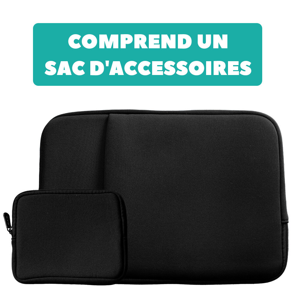 Coverzs Coverzs Housse pour l'ordinateur portable 14 pouces + pochette supplémentaire Coverzs Coverzs Housse pour l'ordinateur portable 14 pouces + pochette supplémentaire