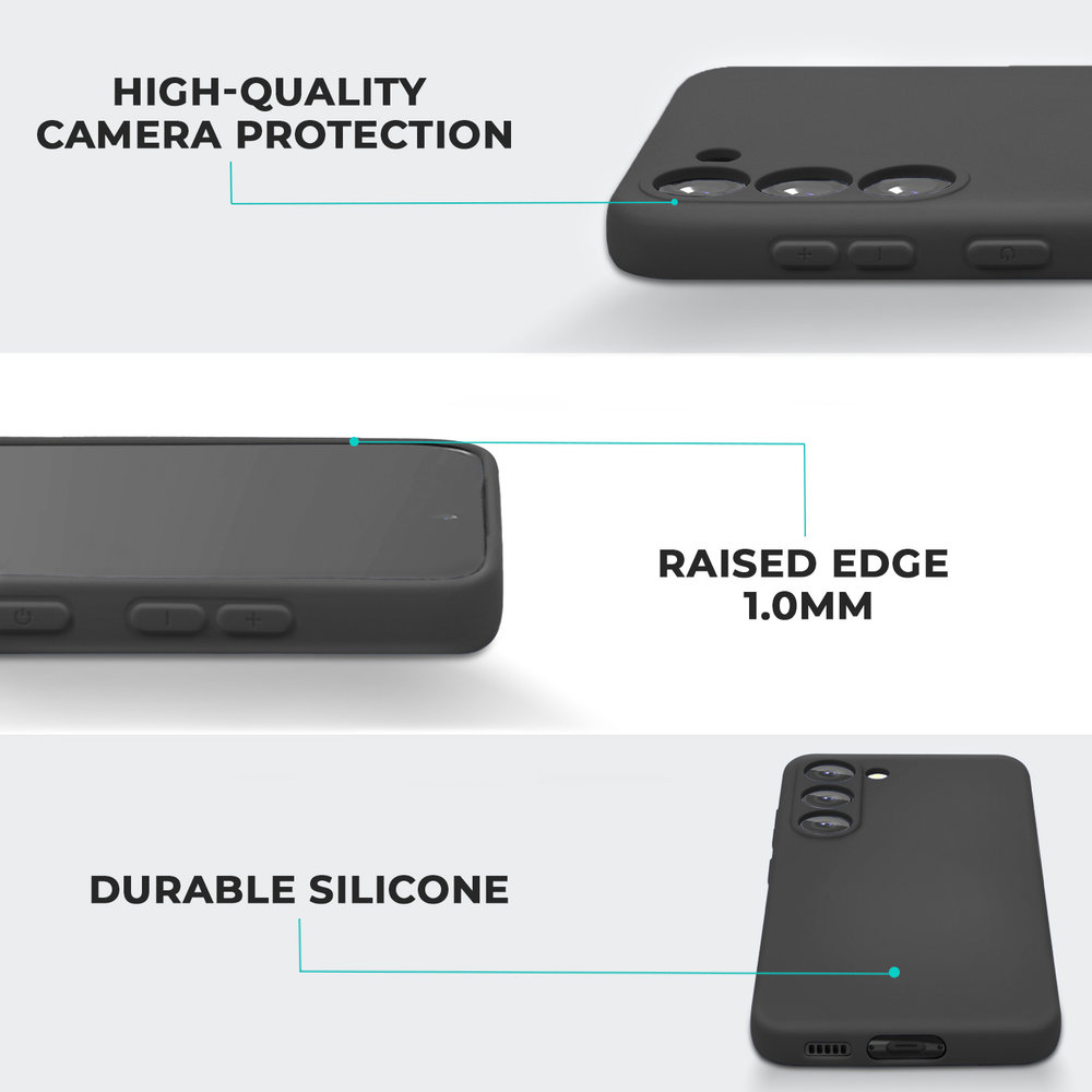 ShieldCase ShieldCase Coque silicone Samsung Galaxy S23 Plus (noir) ShieldCase ShieldCase Coque silicone Samsung Galaxy S23 Plus (noir)