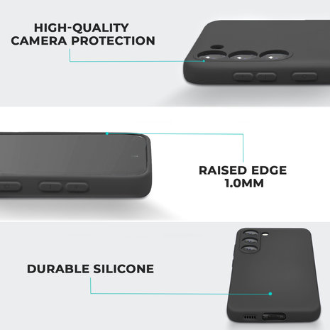 ShieldCase ShieldCase Coque silicone Samsung Galaxy S23 Plus (noir) ShieldCase ShieldCase Coque silicone Samsung Galaxy S23 Plus (noir)