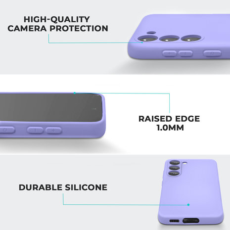 ShieldCase ShieldCase Coque silicone Samsung Galaxy S23 (violet)