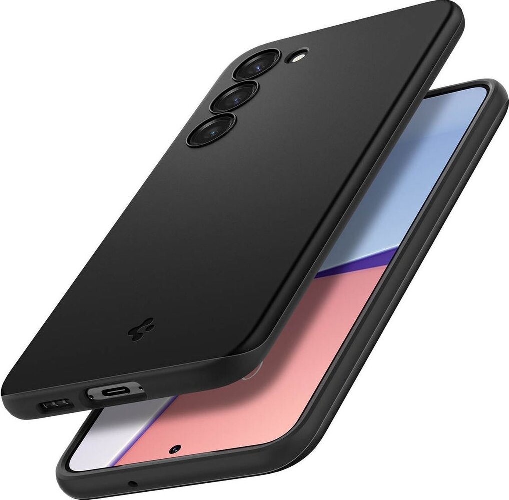 Spigen Spigen coque thin fit Samsung Galaxy S23 (noir) Spigen Spigen coque thin fit Samsung Galaxy S23 (noir)