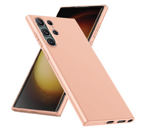 Ceezs Coque Samsung Galaxy S23 Ultra silicone (rose)