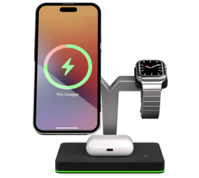 Coverzs Station d'accueil magnétique 3-en-1 pour produits Apple