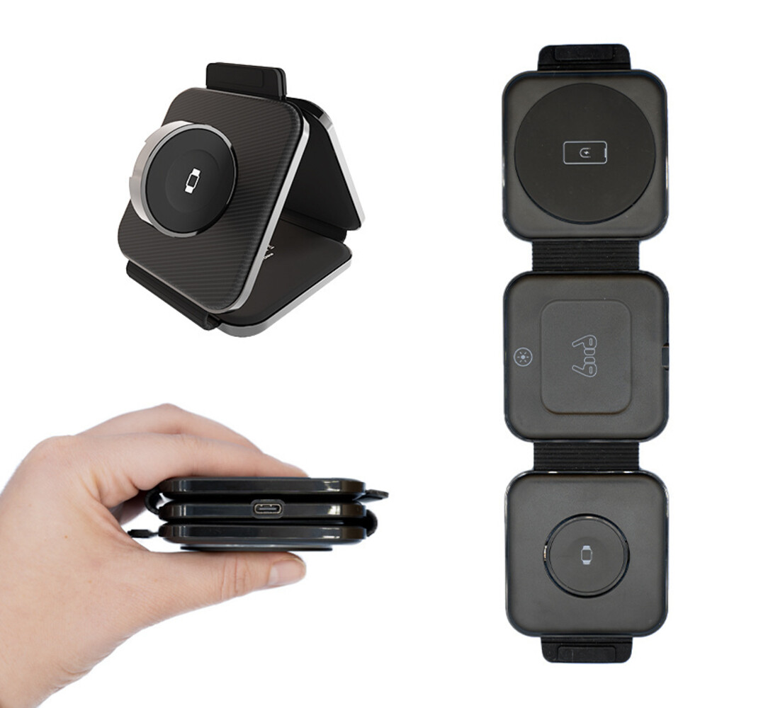 Coverzs Chargeur de voyage 3 en 1 pour les produits Apple Coverzs Chargeur de voyage 3 en 1 pour les produits Apple
