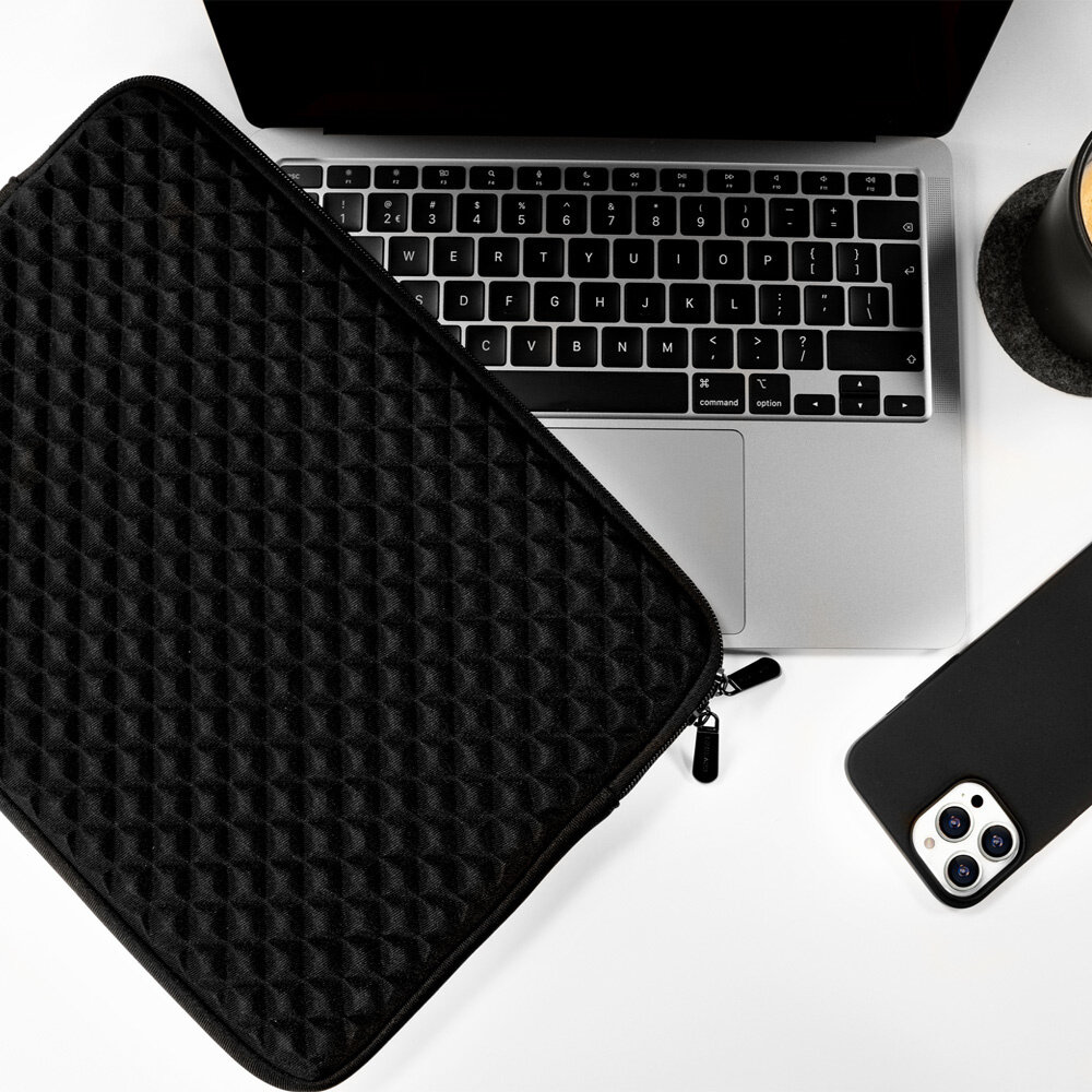 Coverzs Coverzs Diamond Housse d'ordinateur 15.6 pouce (noir) Coverzs Coverzs Diamond Housse d'ordinateur 15.6 pouce (noir)