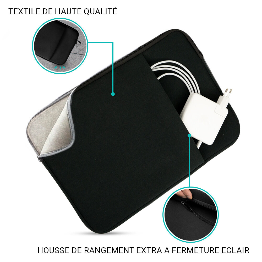 Coverzs Coverzs Housse d'ordinateur 13 pouce (noir)