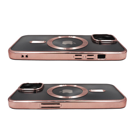 ShieldCase iPhone 15 Pro coque MagSafe avec pare-chocs pour caméra (rose) ShieldCase iPhone 15 Pro coque MagSafe avec pare-chocs pour caméra (rose)