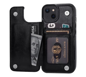 iPhone 15 étui portefeuille (noir) iPhone 15 étui portefeuille (noir)