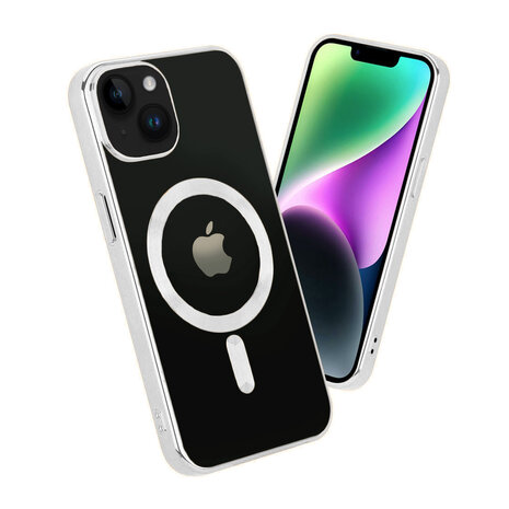ShieldCase iPhone 15 coque MagSafe avec pare-chocs pour caméra (argent)