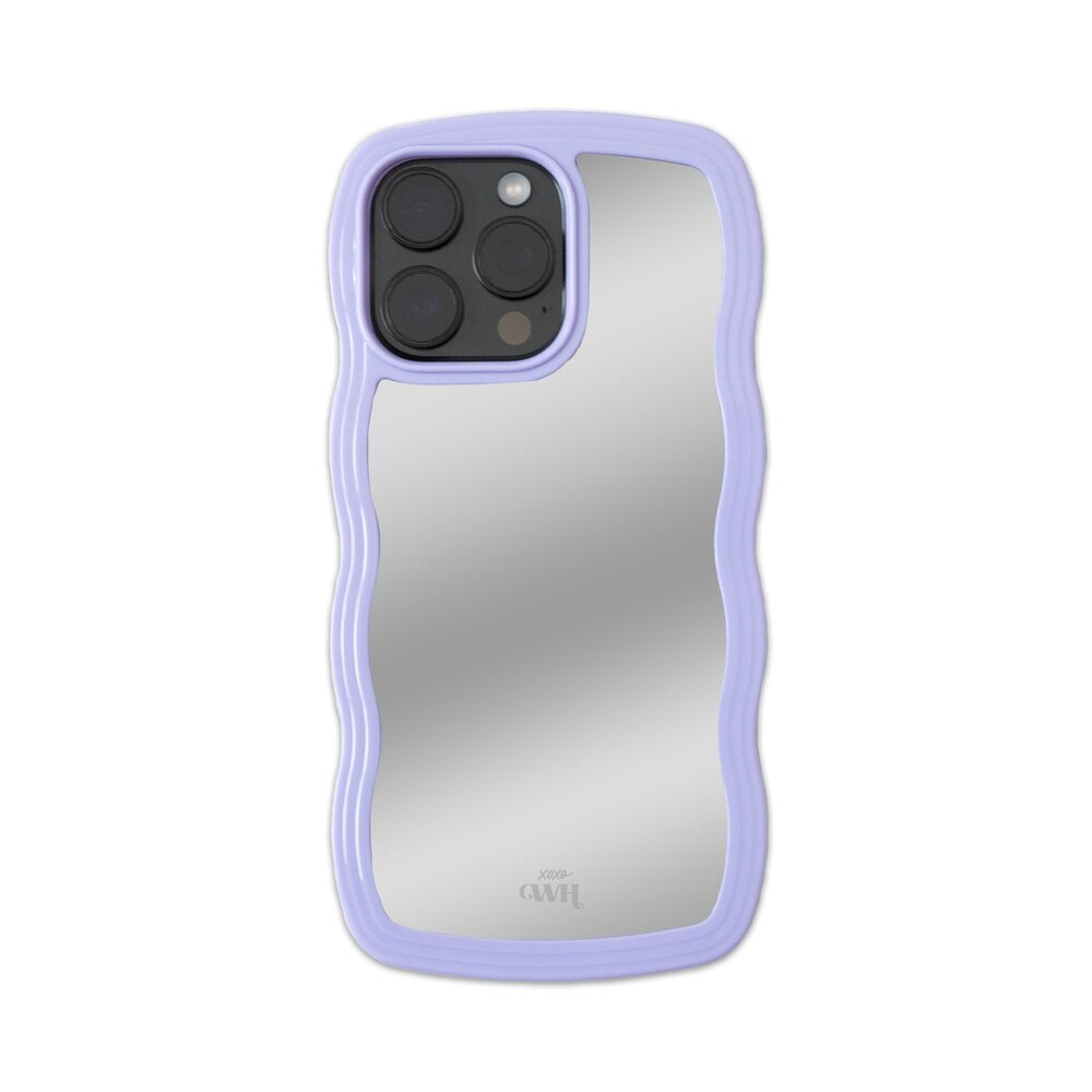 xoxo Wildhearts xoxo Wildhearts Wavy mirror case Lilac - Coque iPhone 12 Pro xoxo Wildhearts xoxo Wildhearts Wavy mirror case Lilac - Coque iPhone 12 Pro