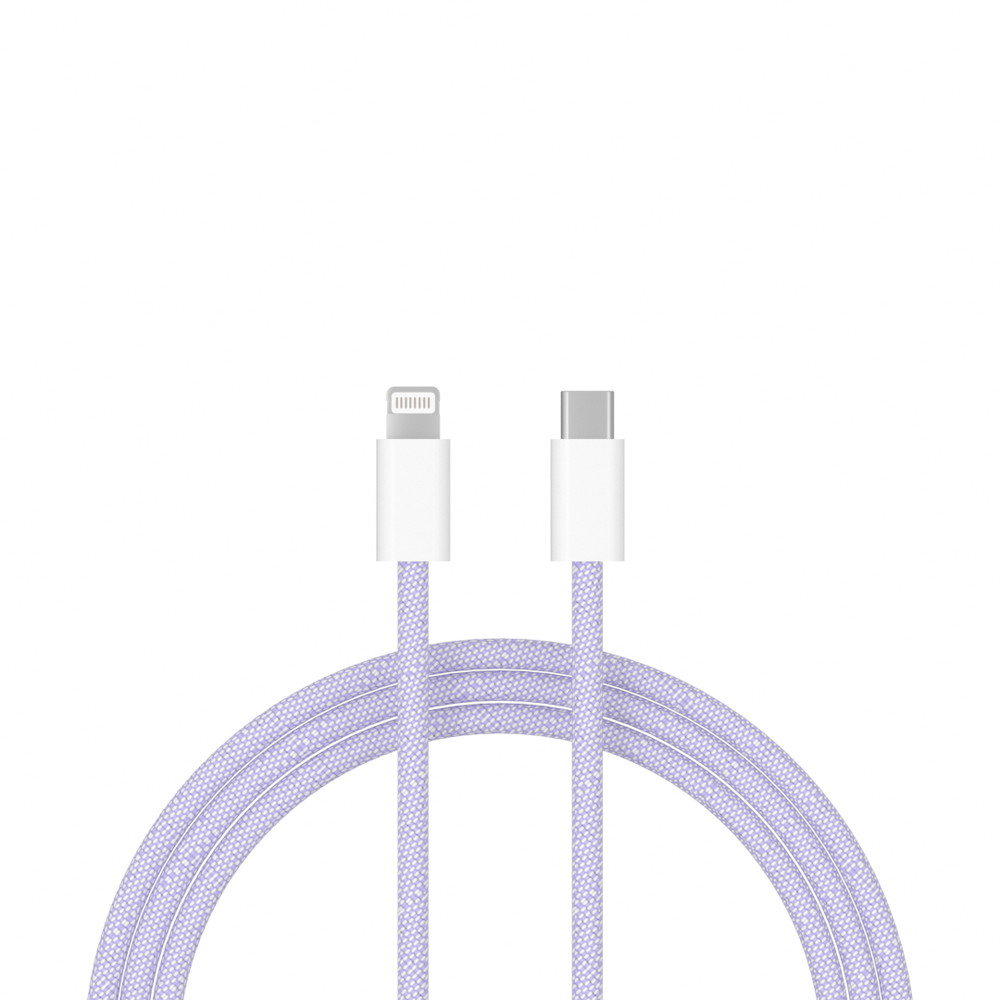 ShieldCase ShieldCase Câble USB-C vers Lightning pour modèles iPhone 1 mètre (violet) ShieldCase ShieldCase Câble USB-C vers Lightning pour modèles iPhone 1 mètre (violet)
