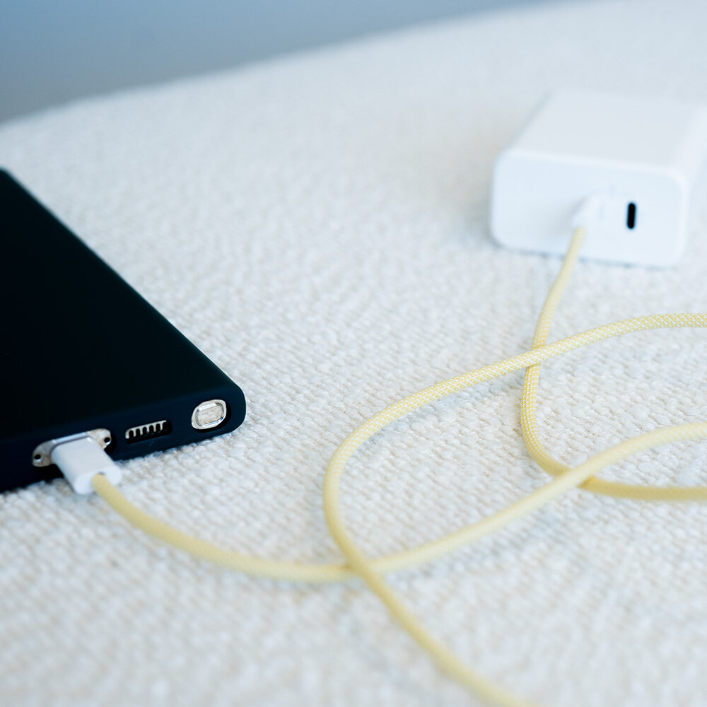 ShieldCase ShieldCase Câble USB-C vers USB-C pour modèles iPhone 1 mètre (jaune)