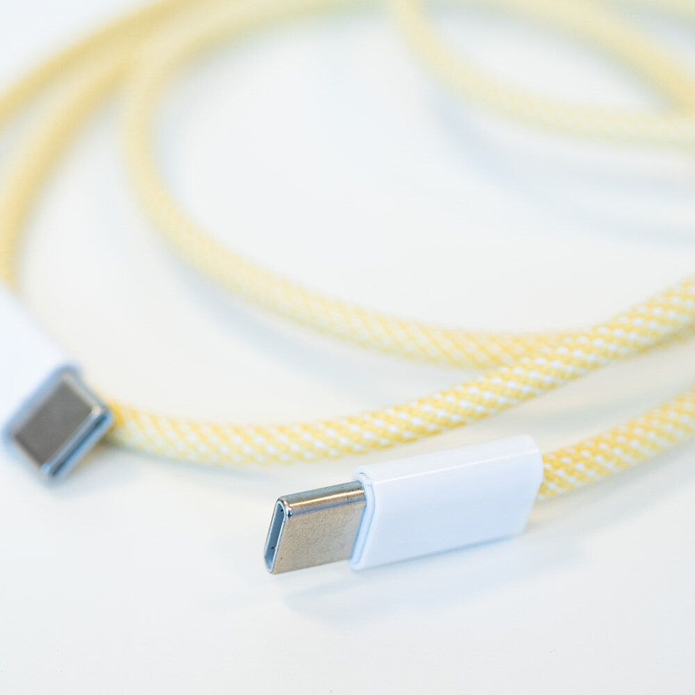 ShieldCase ShieldCase Câble USB-C vers USB-C pour modèles iPhone 1 mètre (jaune)