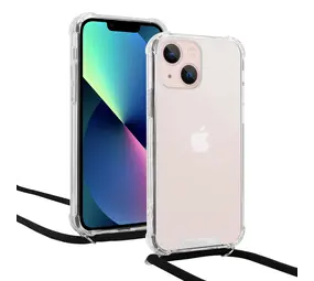 iPhone 15 coque antichoc avec cordon (transparent) iPhone 15 coque antichoc avec cordon (transparent)