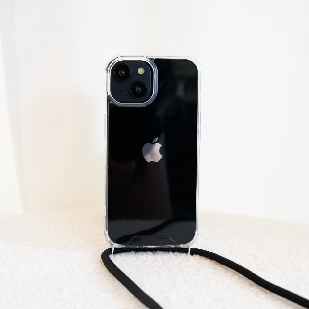 ShieldCase iPhone 15 coque antichoc avec cordon (transparent) ShieldCase iPhone 15 coque antichoc avec cordon (transparent)