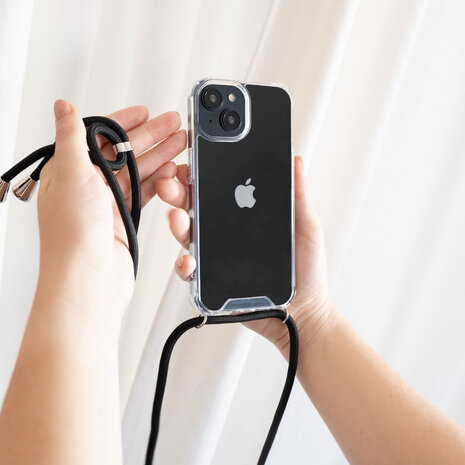 ShieldCase iPhone 15 coque antichoc avec cordon (transparent) ShieldCase iPhone 15 coque antichoc avec cordon (transparent)