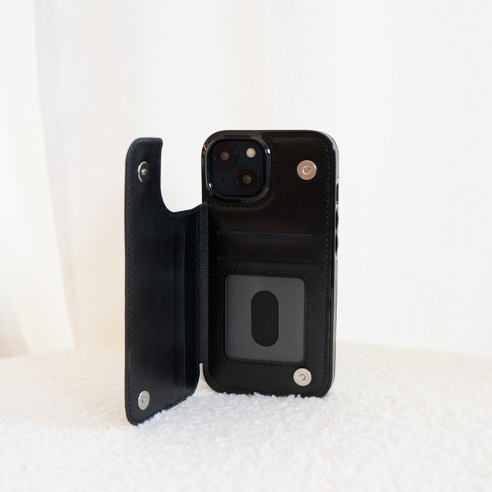 ShieldCase iPhone 15 étui portefeuille (noir) ShieldCase iPhone 15 étui portefeuille (noir)