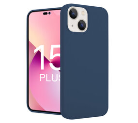iPhone 15 Plus coque en silicone (bleu foncé) iPhone 15 Plus coque en silicone (bleu foncé)