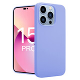 iPhone 15 Pro coque en silicone (violet)