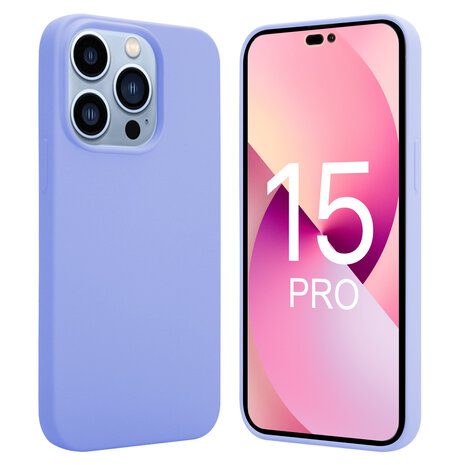 ShieldCase iPhone 15 Pro coque en silicone (violet)