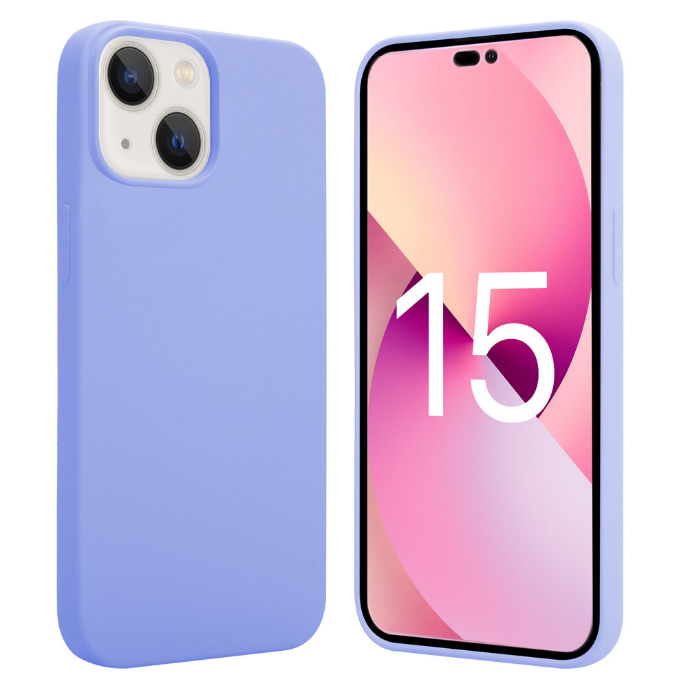 ShieldCase iPhone 15 coque en silicone (violet)