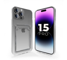 iPhone 15 Pro coque en TPU avec porte-carte (transparent) iPhone 15 Pro coque en TPU avec porte-carte (transparent)