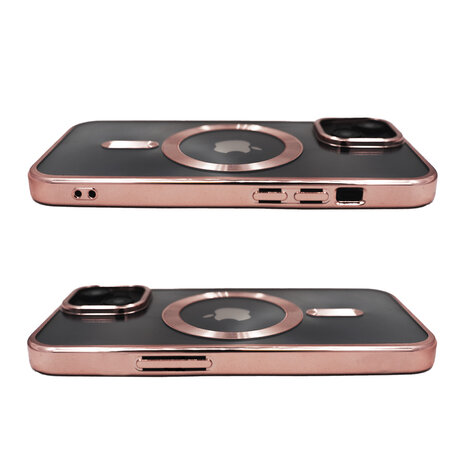 ShieldCase ShieldCase iPhone 15 coque MagSafe avec pare-chocs pour caméra (rose) ShieldCase ShieldCase iPhone 15 coque MagSafe avec pare-chocs pour caméra (rose)