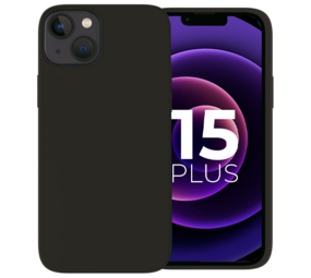 iPhone 15 Plus coque silicone (noir) iPhone 15 Plus coque silicone (noir)