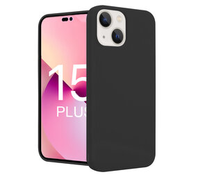 iPhone 15 Plus coque en silicone (noir)