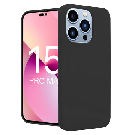 ShieldCase iPhone 15 Pro Max coque en silicone (noir)