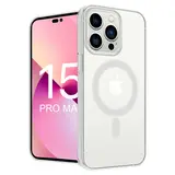 iPhone 15 Pro Max coque en silicone avec MagSafe (transparent)