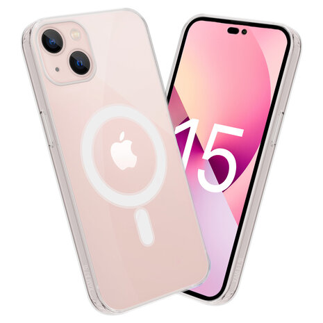 ShieldCase iPhone 15 coque en silicone avec MagSafe (transparent) ShieldCase iPhone 15 coque en silicone avec MagSafe (transparent)