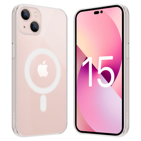 ShieldCase iPhone 15 coque en silicone avec MagSafe (transparent) ShieldCase iPhone 15 coque en silicone avec MagSafe (transparent)