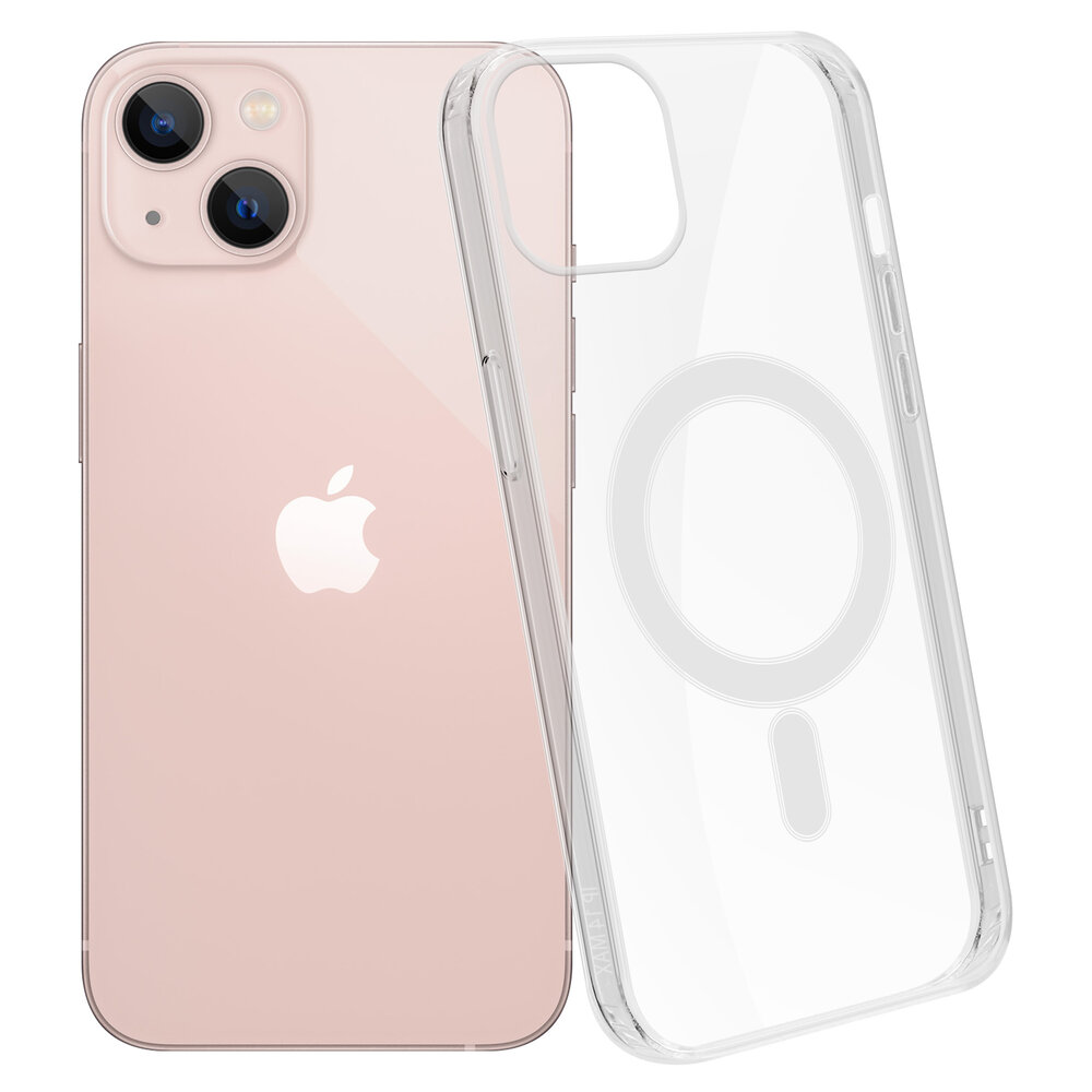 ShieldCase iPhone 15 coque en silicone avec MagSafe (transparent) ShieldCase iPhone 15 coque en silicone avec MagSafe (transparent)