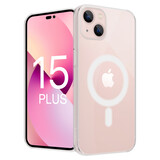 iPhone 15 Plus coque en silicone avec MagSafe (transparent)