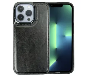 iPhone 15 Pro Max étui portefeuille (noir)