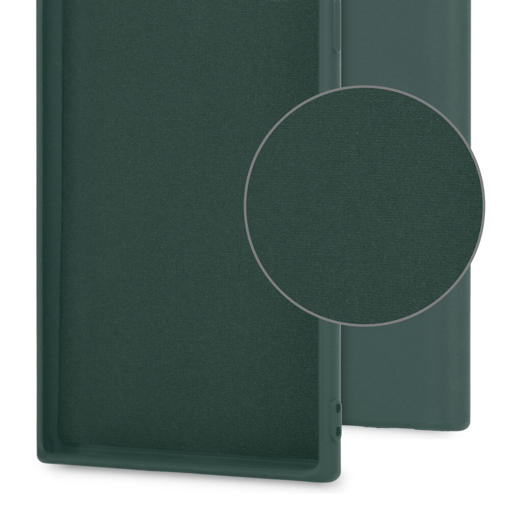 ShieldCase ShieldCase Coque en silicone Samsung Galaxy S24 Ultra (vert foncé)