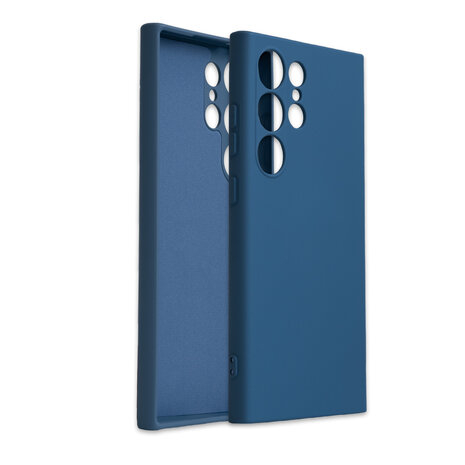 ShieldCase ShieldCase Coque en silicone Samsung Galaxy S24 Ultra (bleu foncé)