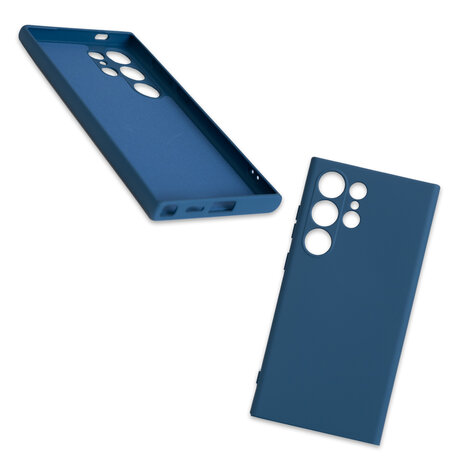 ShieldCase ShieldCase Coque en silicone Samsung Galaxy S24 Ultra (bleu foncé)